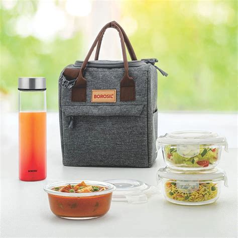 borosil electric lunch box|Borosil pro lunch box set.